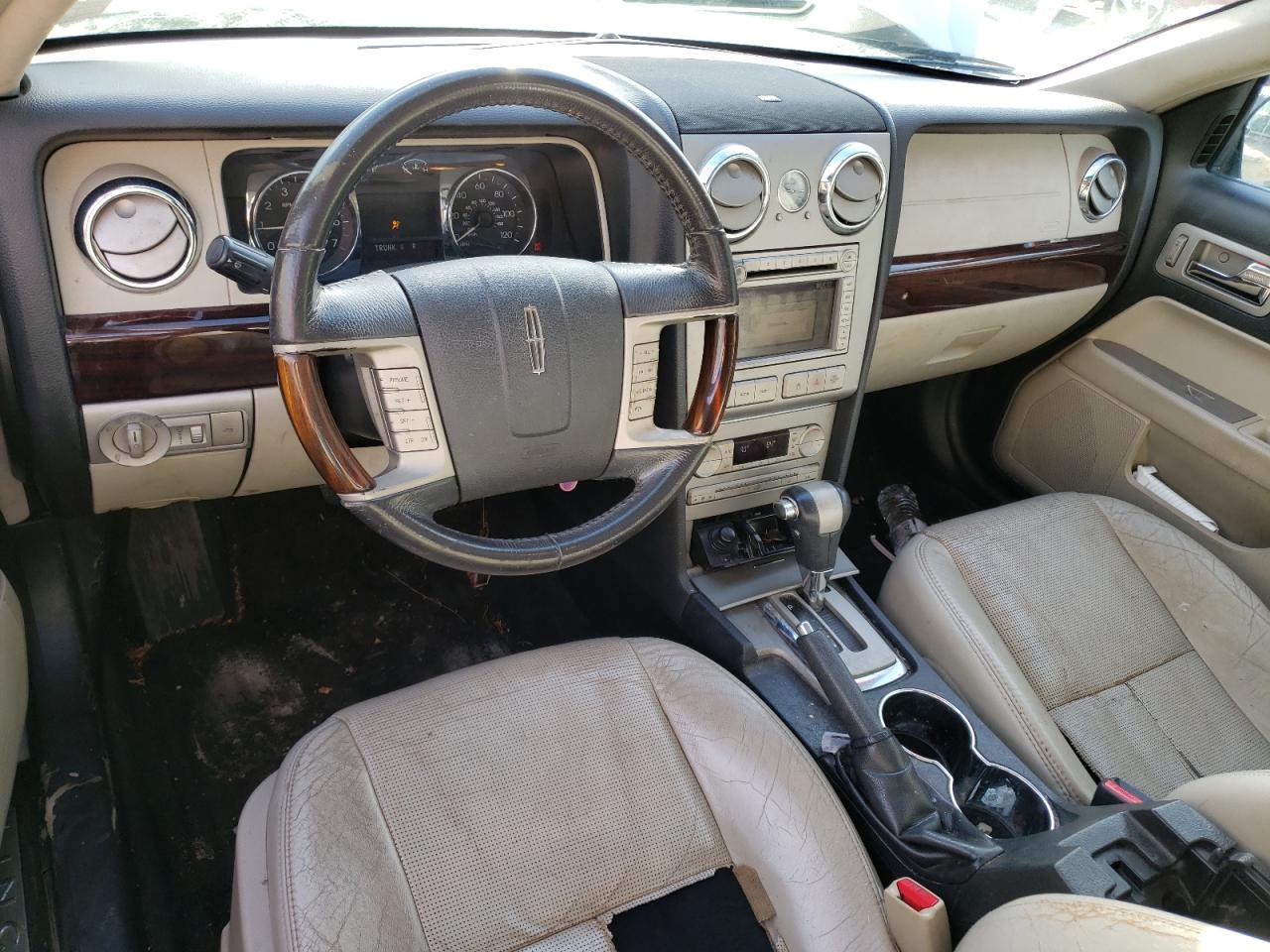 2009 Lincoln MKZ VIN 3LNHM28T49R618870 Copart auction photo, all over damage thumbnail 8