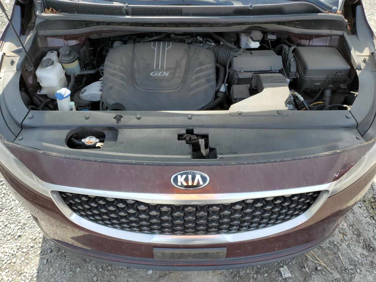 2016 KIA Sedona VIN KNDMB5C13G6084691 Copart auction photo, rear end / side damage thumbnail 12
