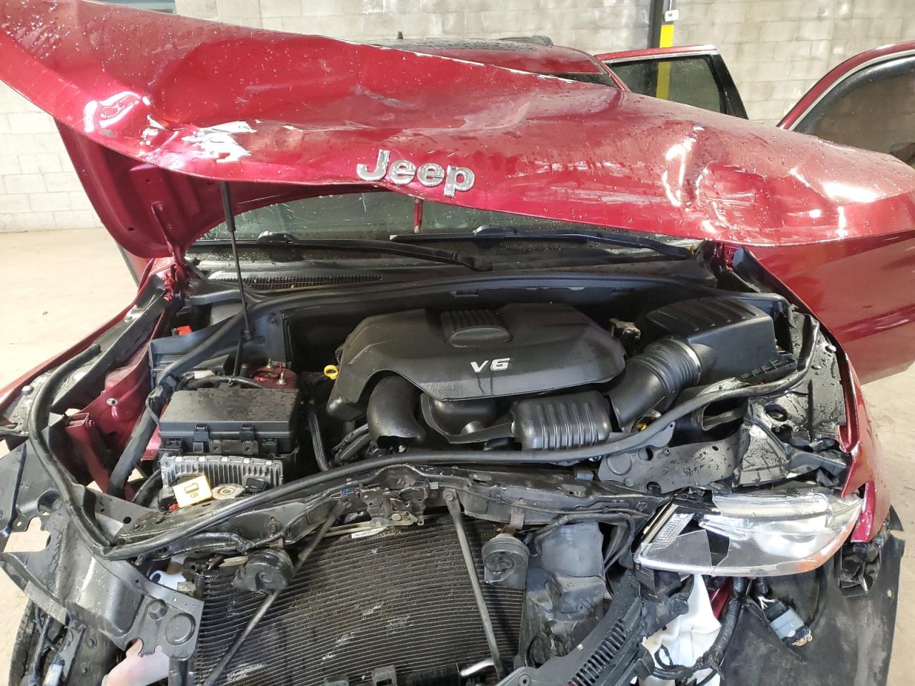 2014 Jeep Grand Cherokee VIN 1C4RJFBG1EC377136 Copart auction photo, front end damage thumbnail 12
