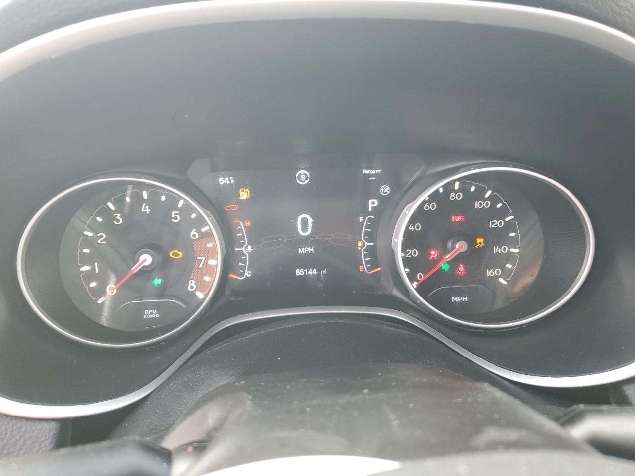 2019 Jeep Compass VIN 3C4NJCCB1KT814763 Copart auction photo, vandalism / rollover damage thumbnail 9