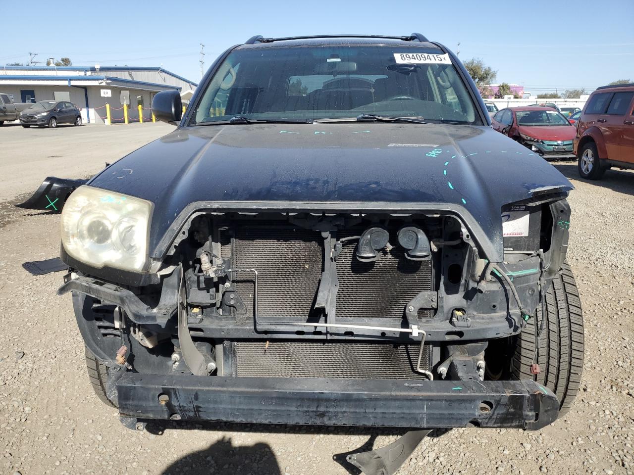 2007 Toyota 4Runner VIN JTEZU14R678082916 Copart auction photo, front end / rear end damage thumbnail 5