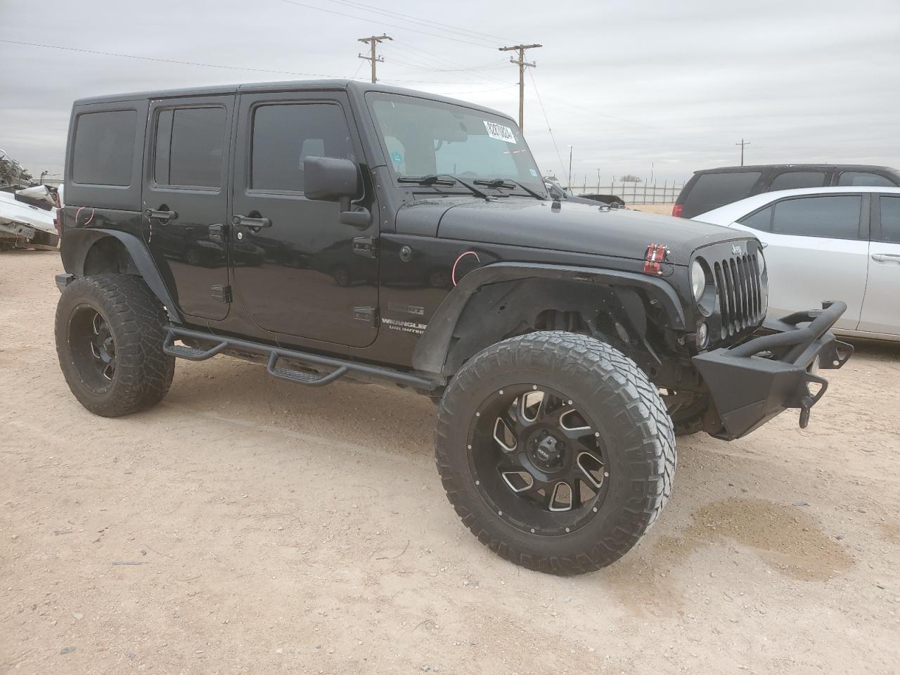 2017 Jeep Wrangler VIN 1C4BJWDG6HL632219 Copart auction photo, vandalism damage thumbnail 4