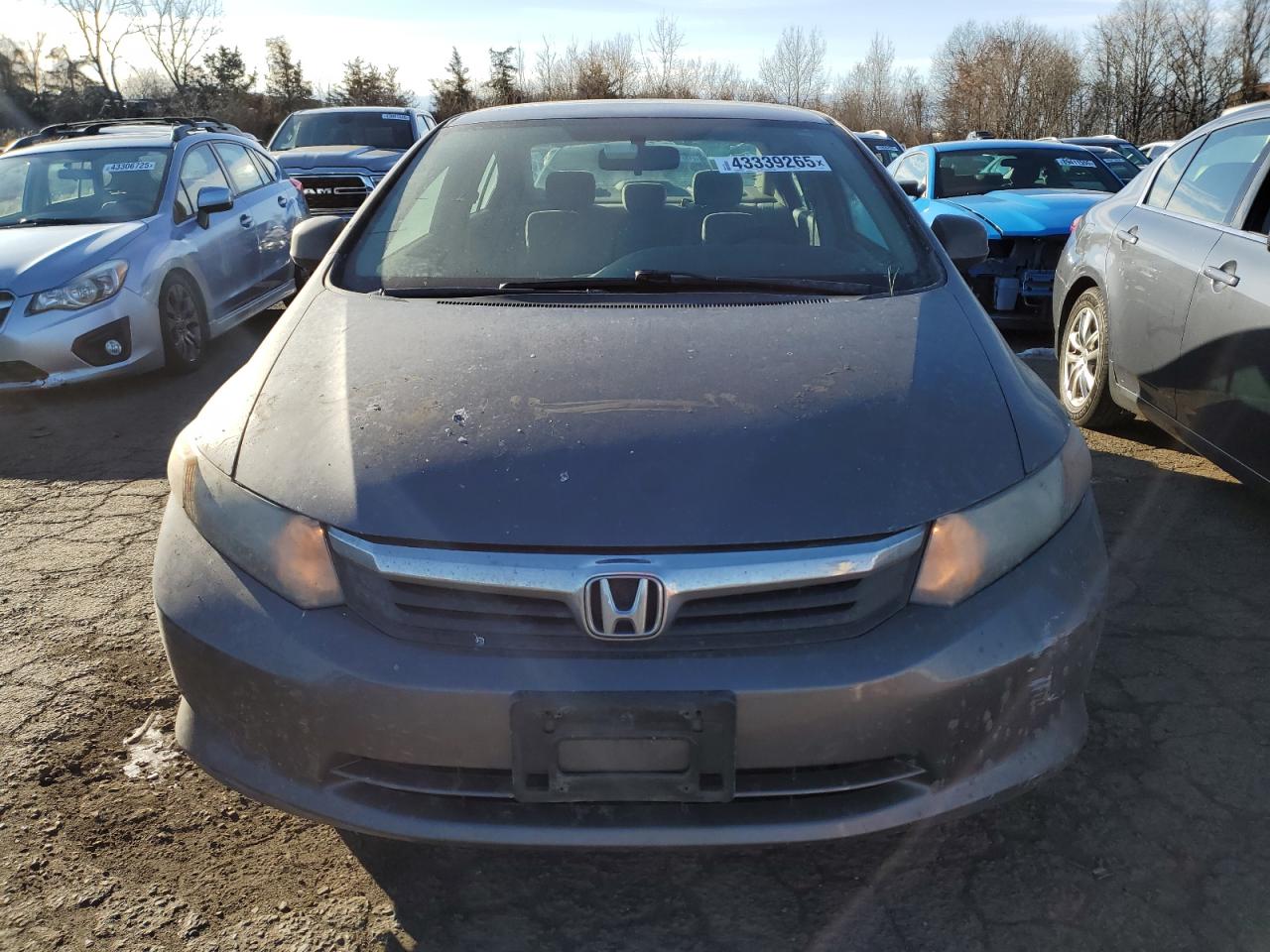 2012 Honda Civic VIN 19XFB2F58CE365945 Copart auction photo, rear end / minor dent/scratches damage thumbnail 5