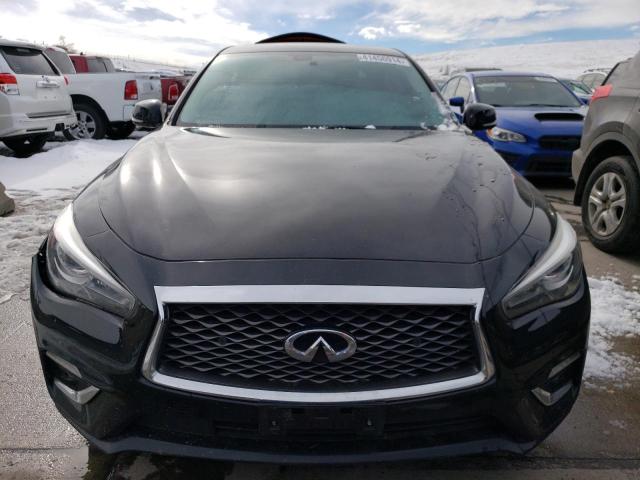 2018 Infiniti Q50 VIN JN1EV7AR2JM439033 Copart auction photo, side / front end damage thumbnail 5