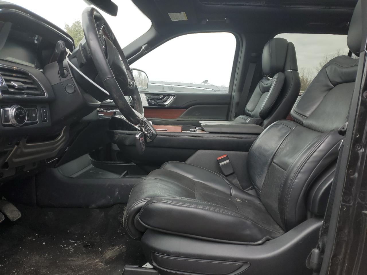 2021 Lincoln Navigator VIN 5LMJJ2LT8MEL11194 Copart auction photo, side / front end damage thumbnail 7
