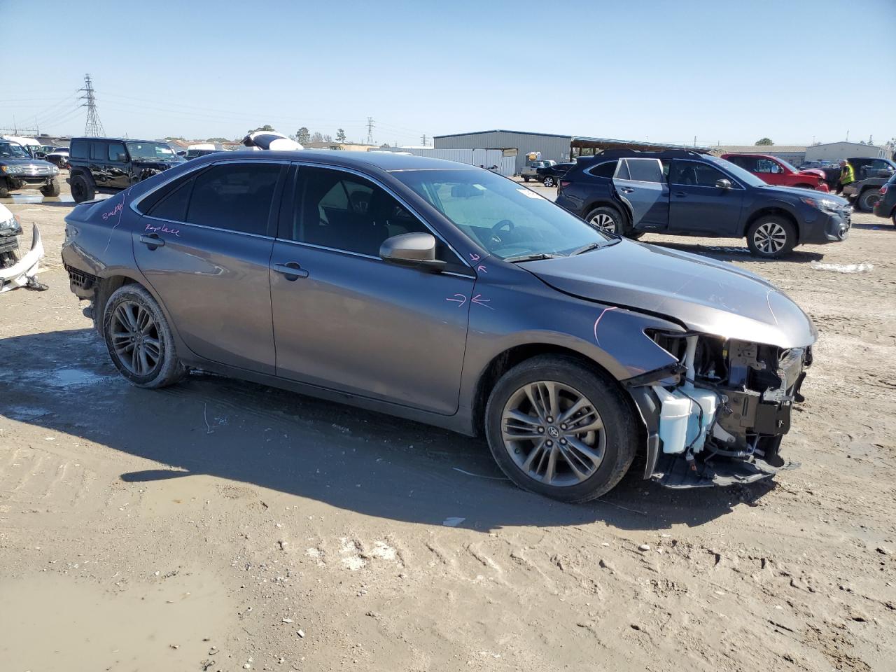 2017 Toyota Camry VIN 4T1BF1FK2HU805536 Copart auction photo, rear end / front end damage thumbnail 4