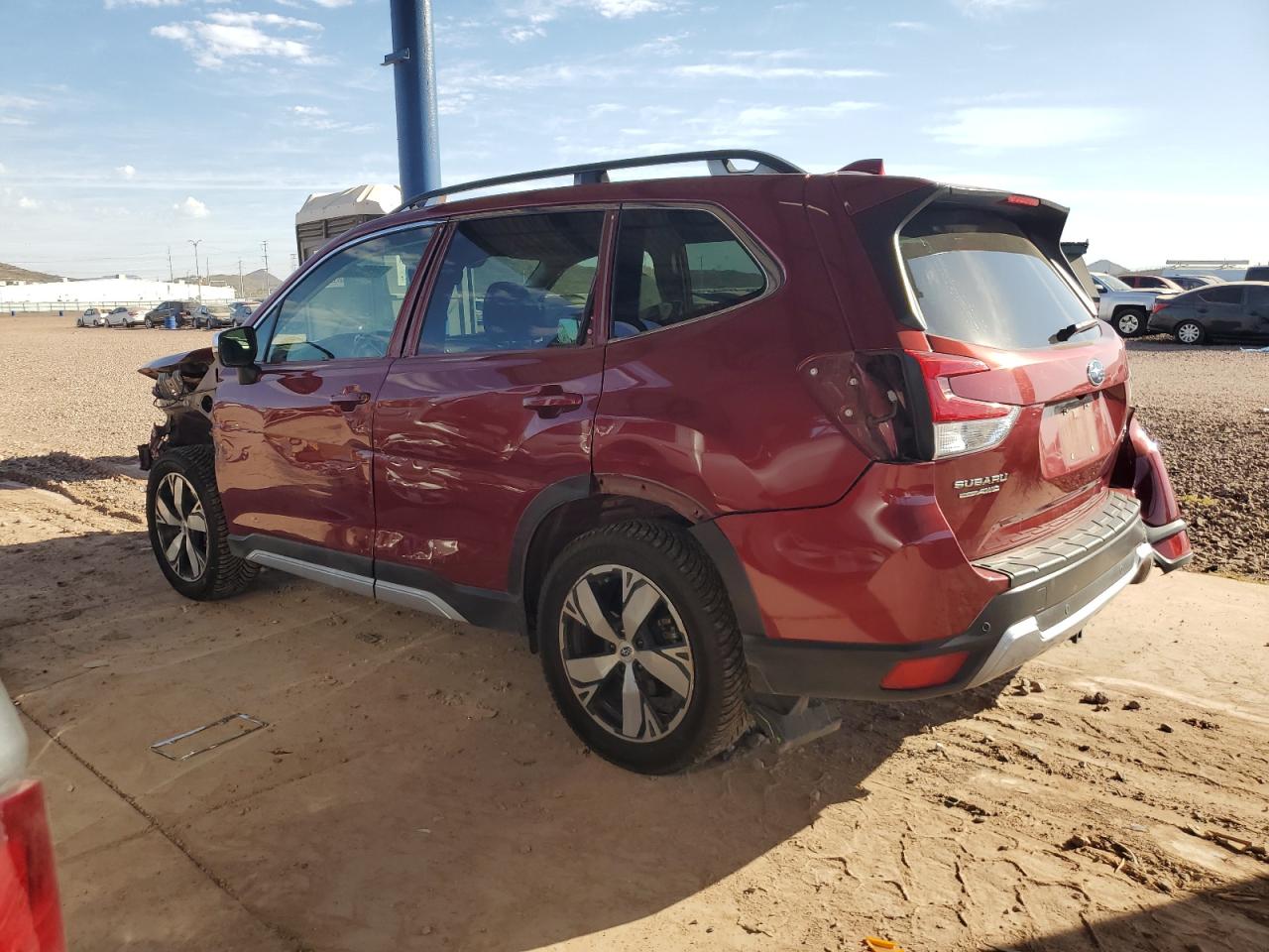 2021 Subaru Forester VIN JF2SKAXC3MH522719 Copart auction photo, front end / rear end damage thumbnail 2