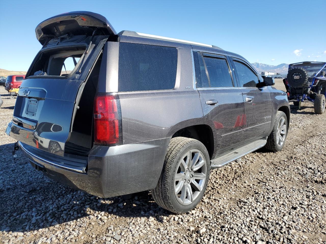 2015 Chevrolet Tahoe VIN 1GNSKCKC4FR704080 Copart auction photo, rear end damage thumbnail 3