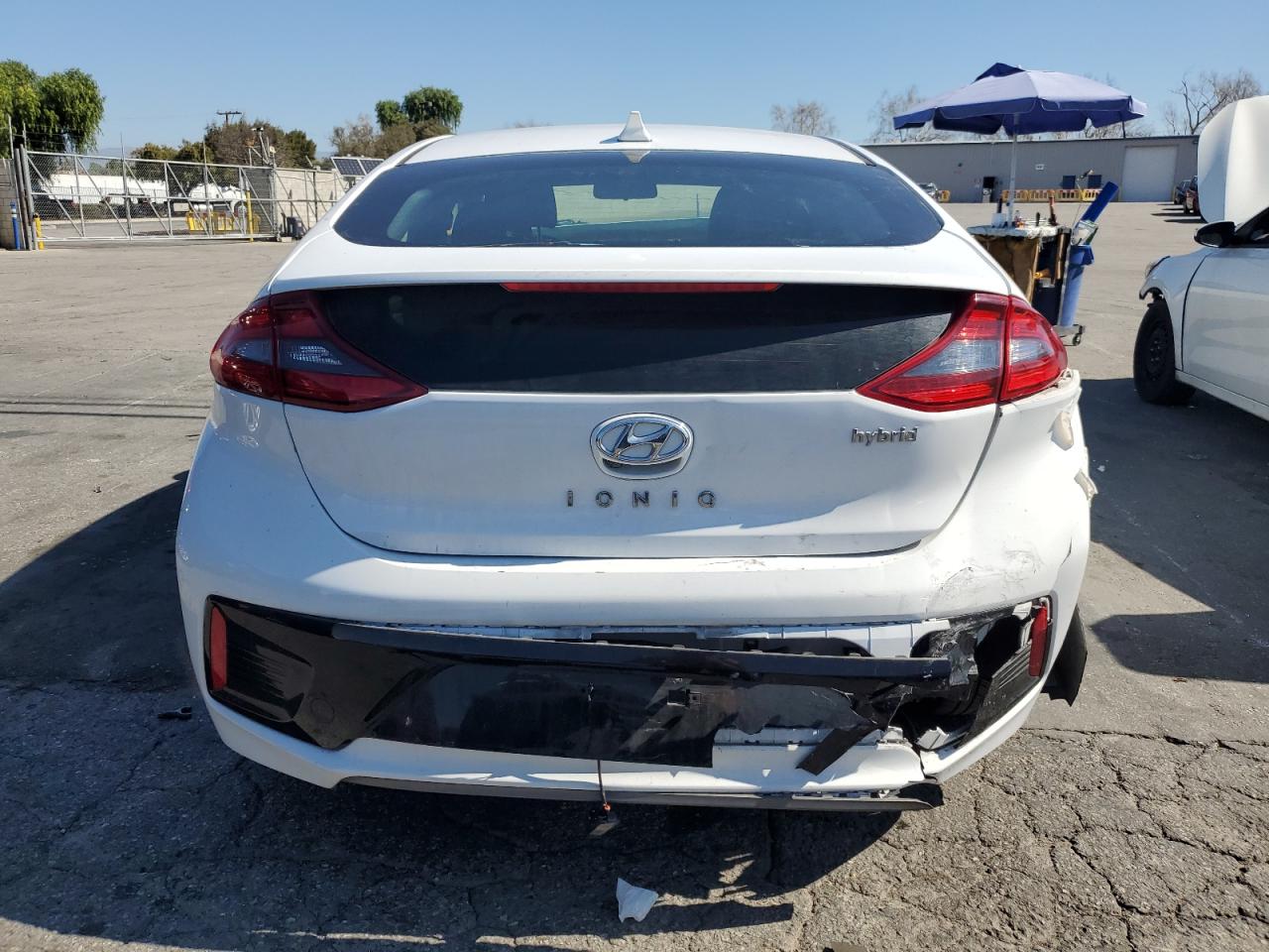 2017 Hyundai IONIQ VIN KMHC75LC2HU040298 Copart auction photo, all over / side damage thumbnail 6
