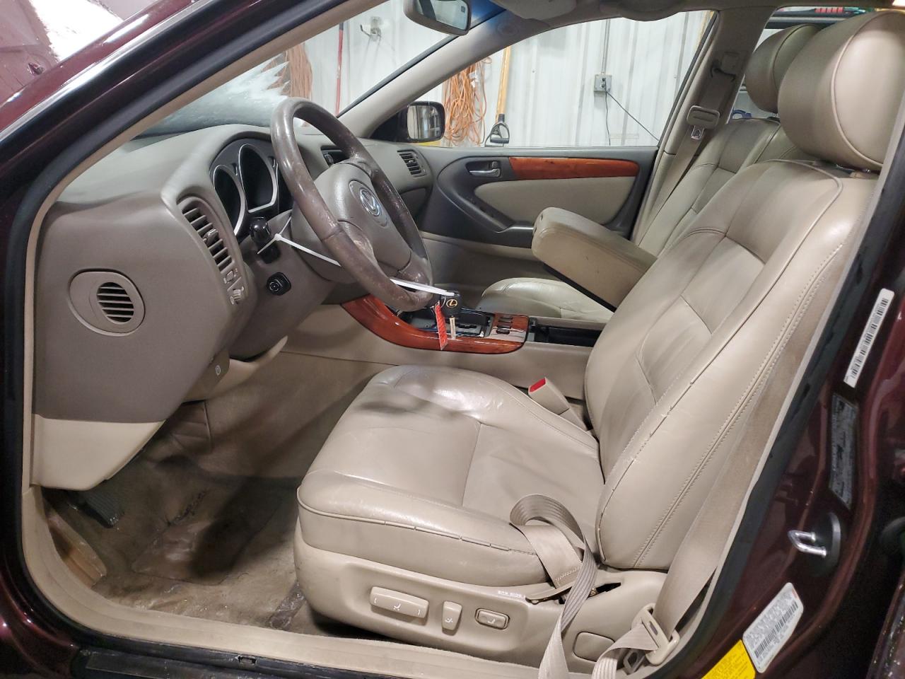 2002 Lexus GS 300 VIN JT8BD69S020156514 Copart auction photo, rear end / front end damage thumbnail 7