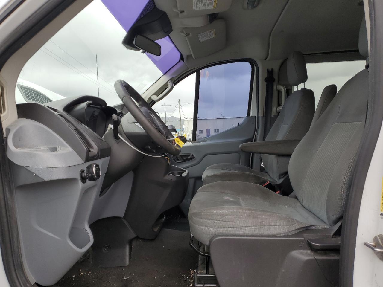2015 Ford Transit VIN 1FBZX2YM6FKA83778 Copart auction photo, front end damage thumbnail 7