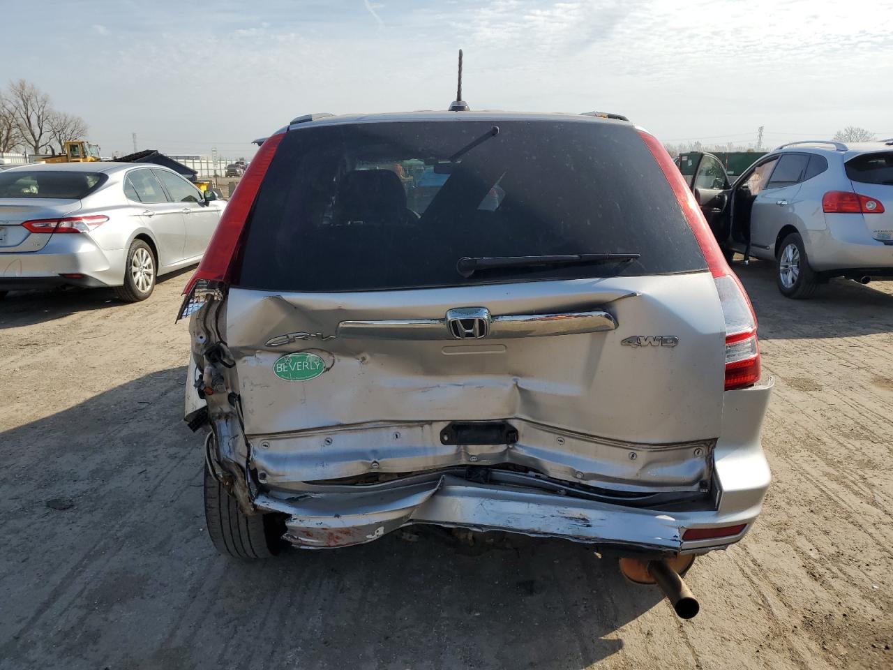 2011 Honda CR-V VIN 5J6RE4H71BL092569 Copart auction photo, front end / rear end damage thumbnail 6