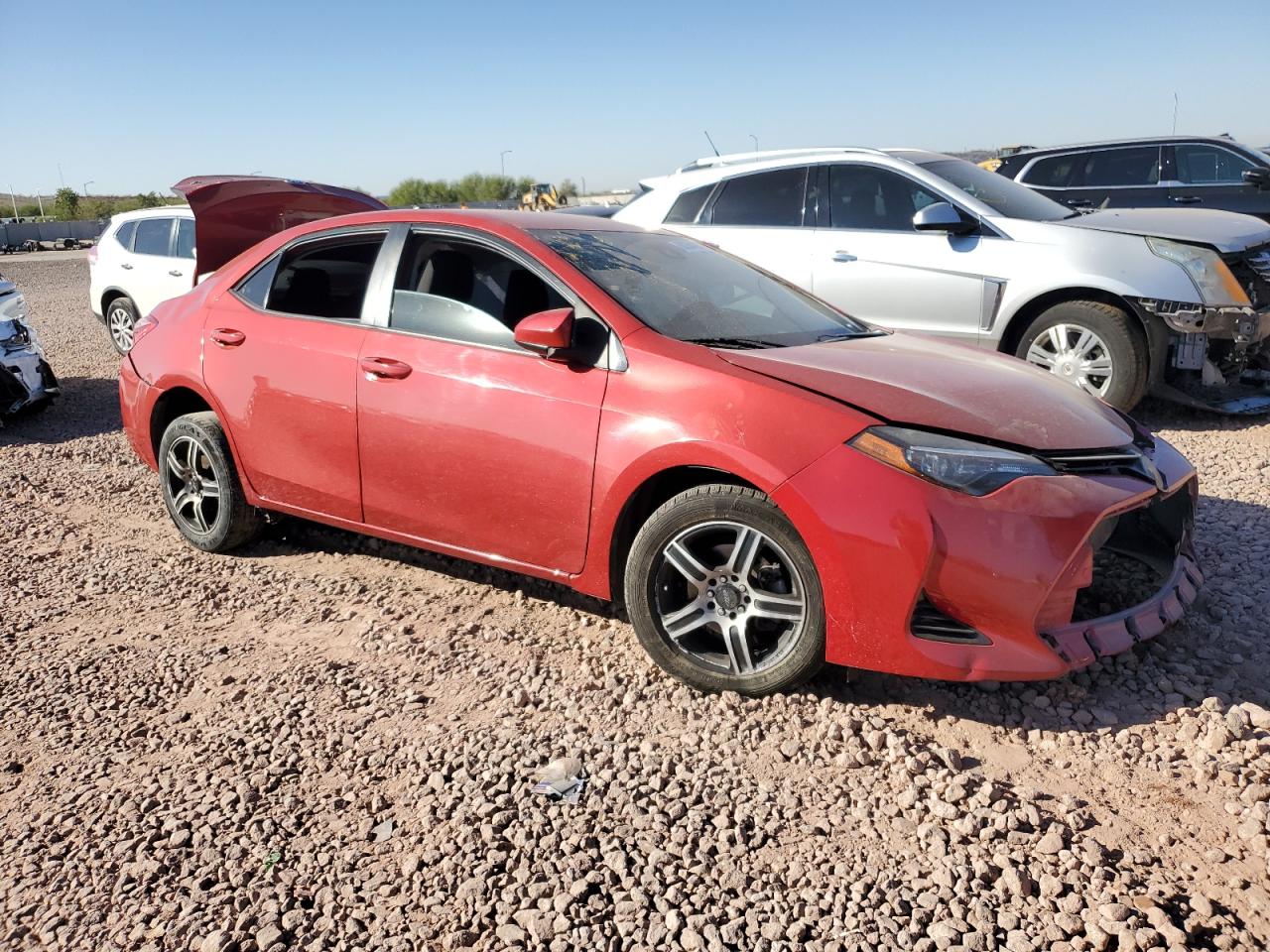 2018 Toyota Corolla VIN 5YFBURHE2JP816328 Copart auction photo, all over damage thumbnail 4