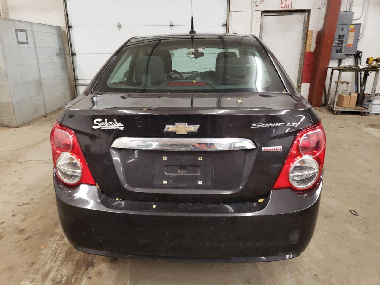 2014 Chevrolet Sonic VIN 1G1JC5SB3E4238733 Copart auction photo, side / front end damage thumbnail 6