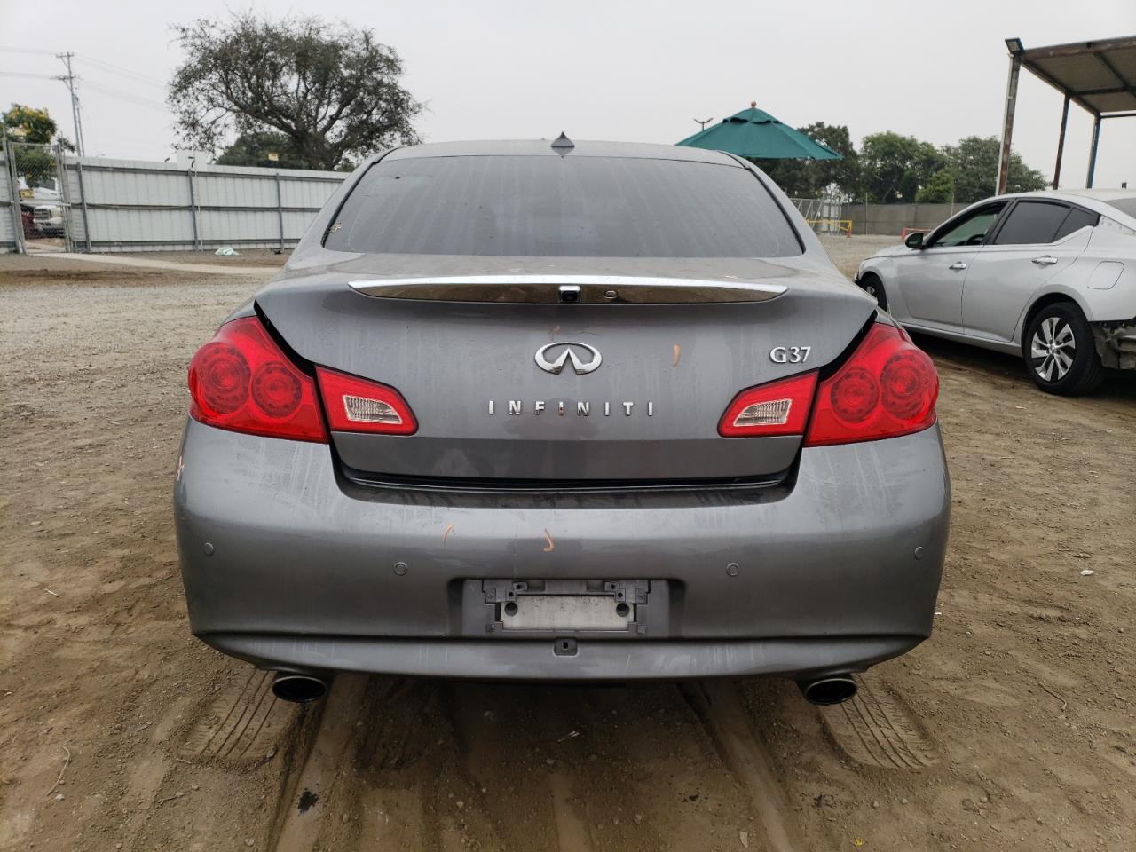 2011 Infiniti G VIN JN1CV6AP6BM502443 Copart auction photo, all over damage thumbnail 6