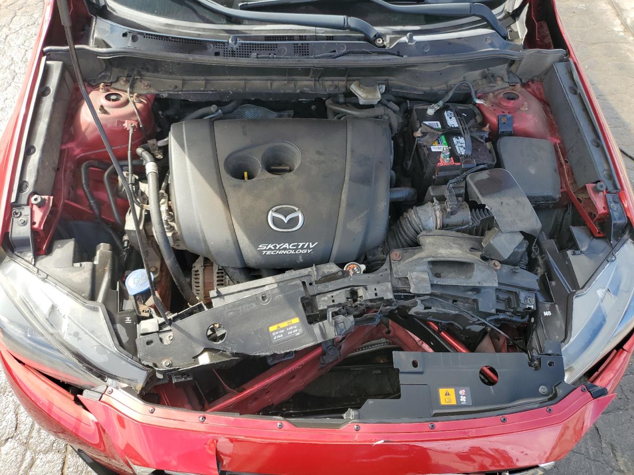 2018 Mazda CX-3 VIN JM1DKFD70J0323973 Copart auction photo, front end damage thumbnail 12