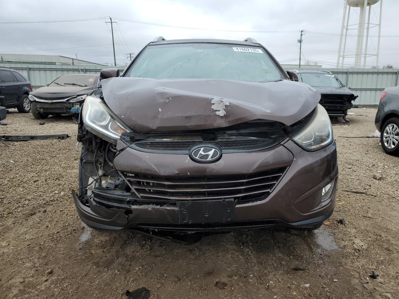 2015 Hyundai Tucson VIN KM8JUCAG4FU961543 Copart auction photo, front end damage thumbnail 5