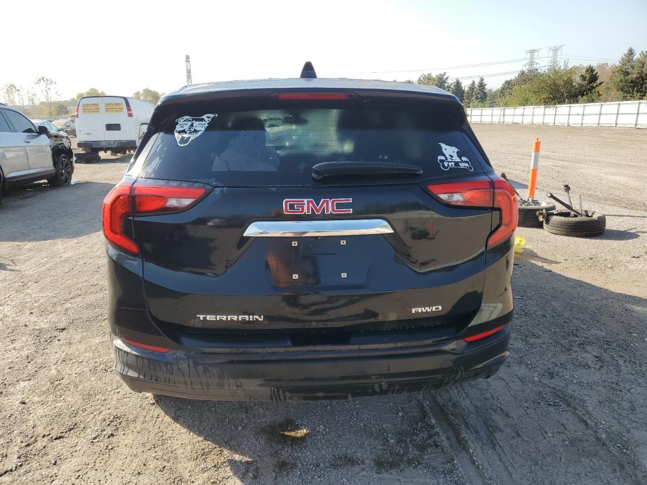 2018 GMC Terrain VIN 3GKALTEV5JL390796 Copart auction photo, front end damage thumbnail 6
