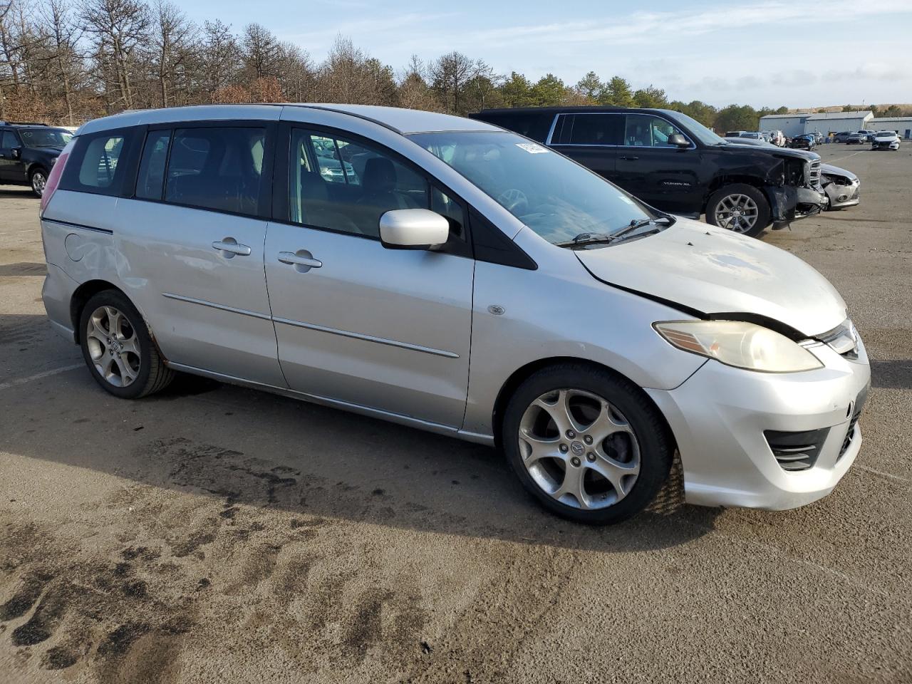 2008 Mazda 5 VIN JM1CR293X80302287 Copart auction photo, front end / undercarriage damage thumbnail 4