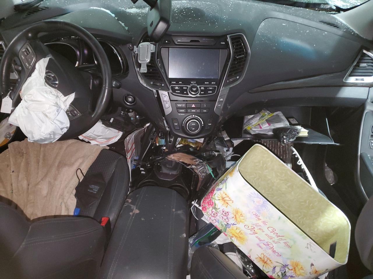 2015 Hyundai Santa Fe VIN 5XYZWDLA8FG269013 Copart auction photo, front end damage thumbnail 8