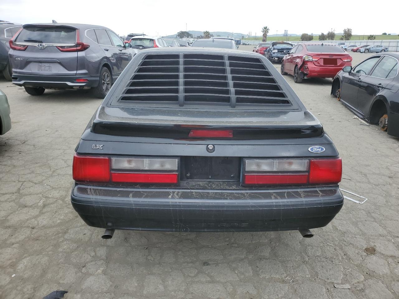 1991 Ford Mustang VIN 1FACP41E5MF120766 Copart auction photo, vandalism damage thumbnail 6