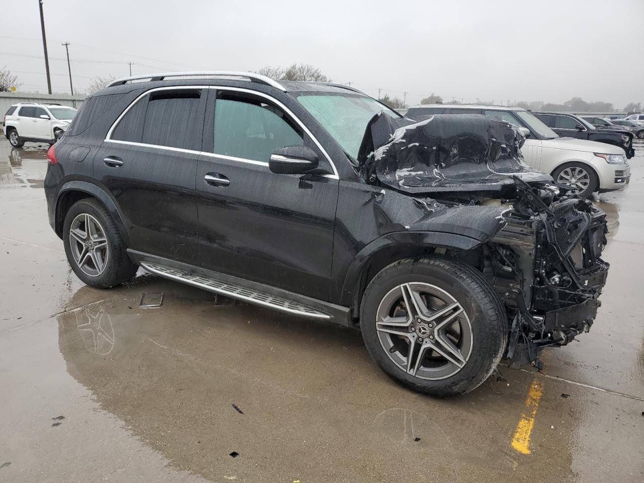 2020 Mercedes-Benz GLE VIN 4JGFB4JB7LA226641 Copart auction photo, front end / side damage thumbnail 4