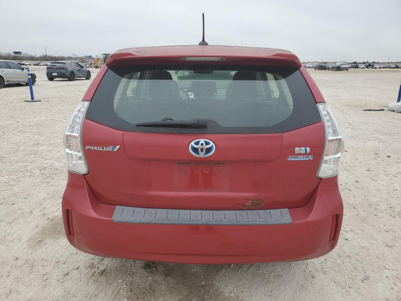 2013 Toyota Prius VIN JTDZN3EU8D3192021 Copart auction photo, front end / rear end damage thumbnail 6