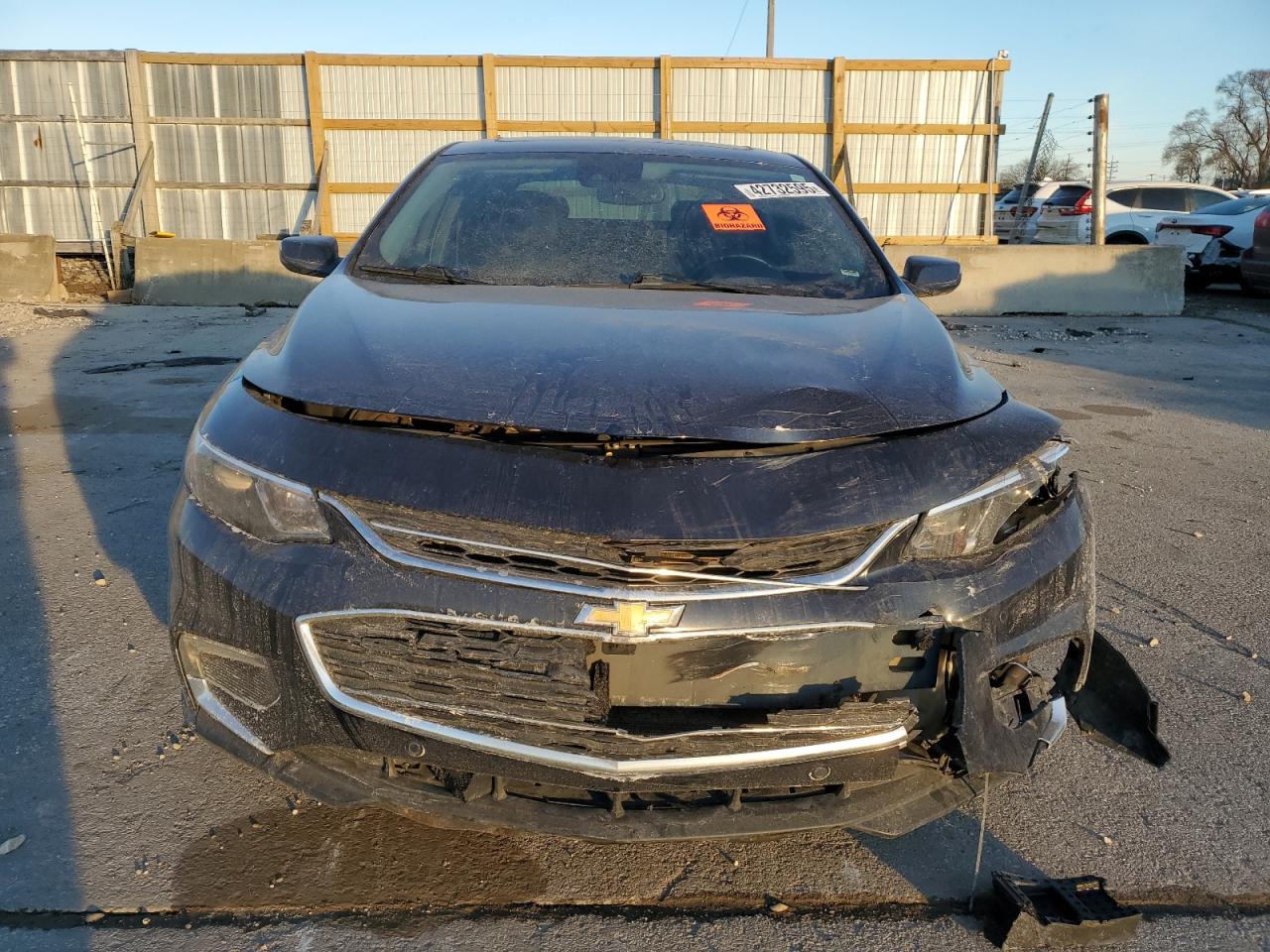 2017 Chevrolet Malibu VIN 1G1ZE5ST0HF234296 Copart auction photo, front end damage thumbnail 5