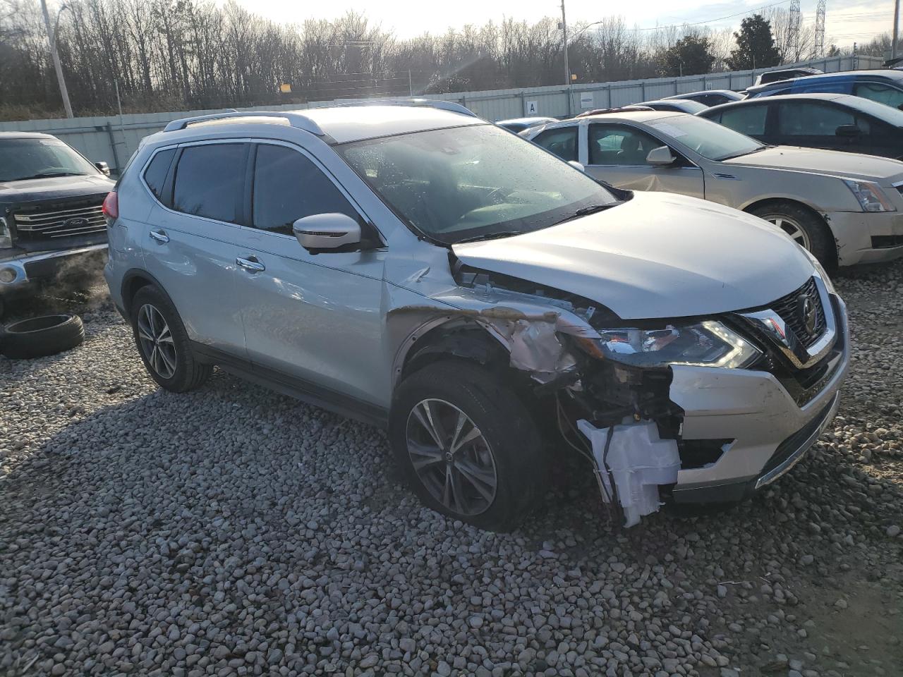 2019 Nissan Rogue VIN JN8AT2MT7KW255762 Copart auction photo, front end / mechanical damage thumbnail 4
