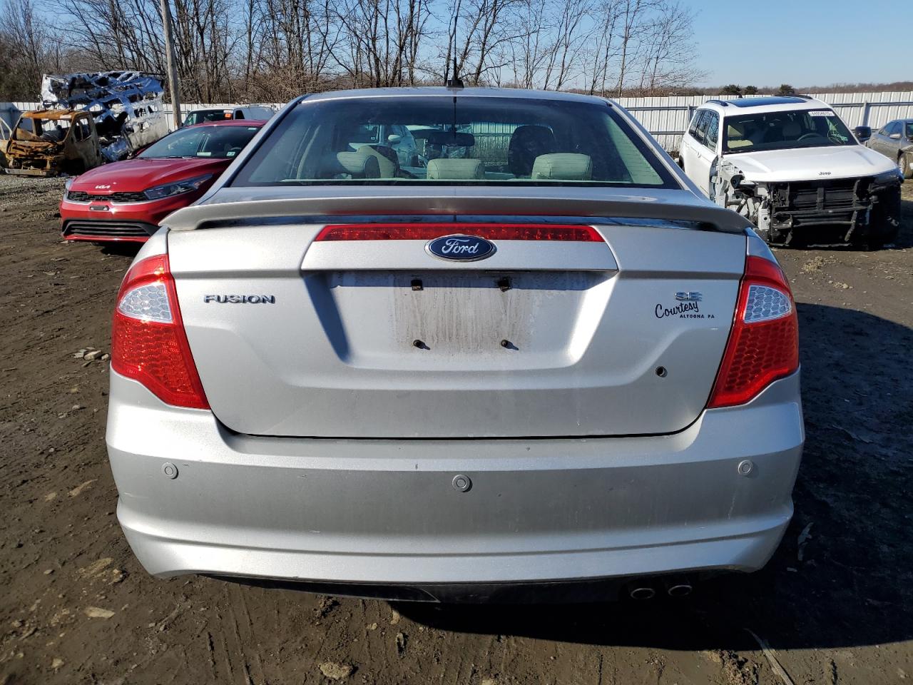 2010 Ford Fusion VIN 3FAHP0HA8AR360183 Copart auction photo, front end / minor dent/scratches damage thumbnail 6