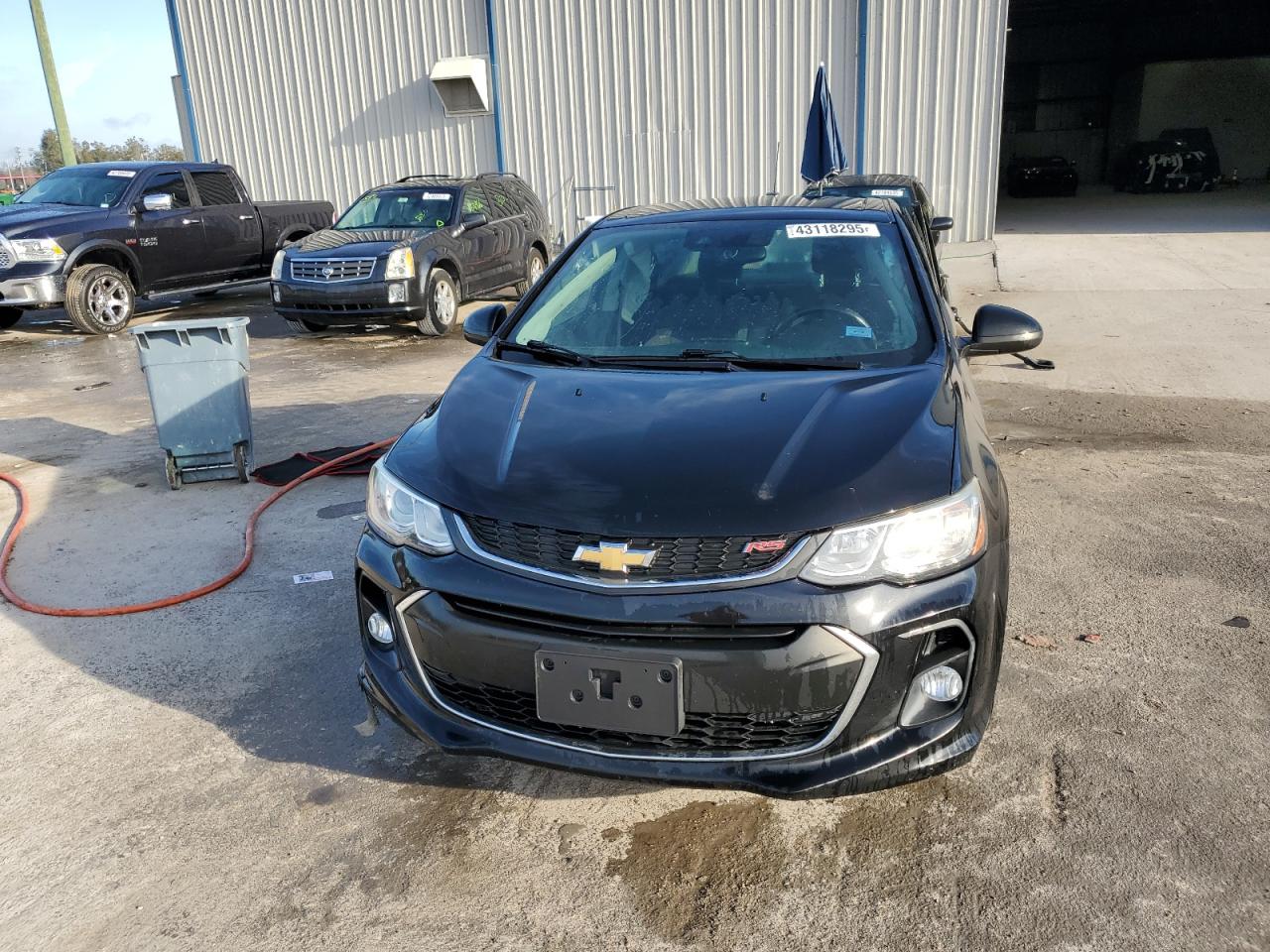 2017 Chevrolet Sonic VIN 1G1JD5SG7H4104448 Copart auction photo, all over damage thumbnail 5