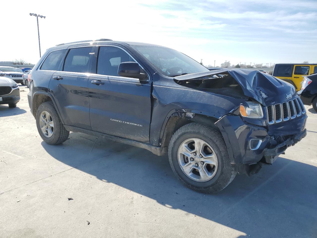 2014 Jeep Grand Cherokee VIN 1C4RJEAG7EC373846 Copart auction photo, front end damage thumbnail 4