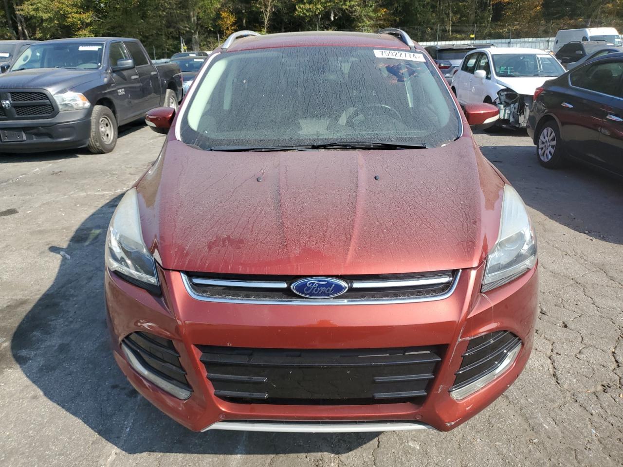 2014 Ford Escape VIN 1FMCU9J9XEUA96640 Copart auction photo, minor dent/scratches damage thumbnail 5