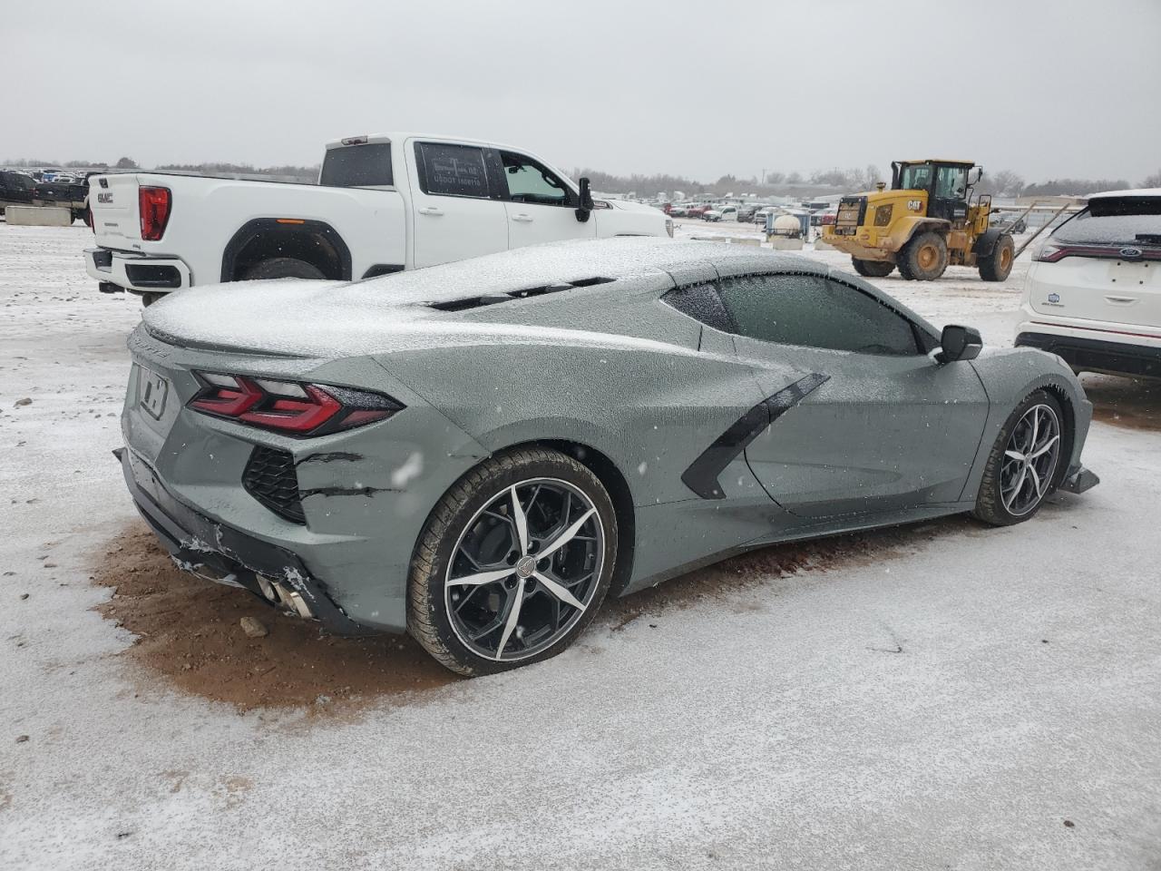 2022 Chevrolet Corvette VIN 1G1YA2D49N5100786 Copart auction photo, all over damage thumbnail 3
