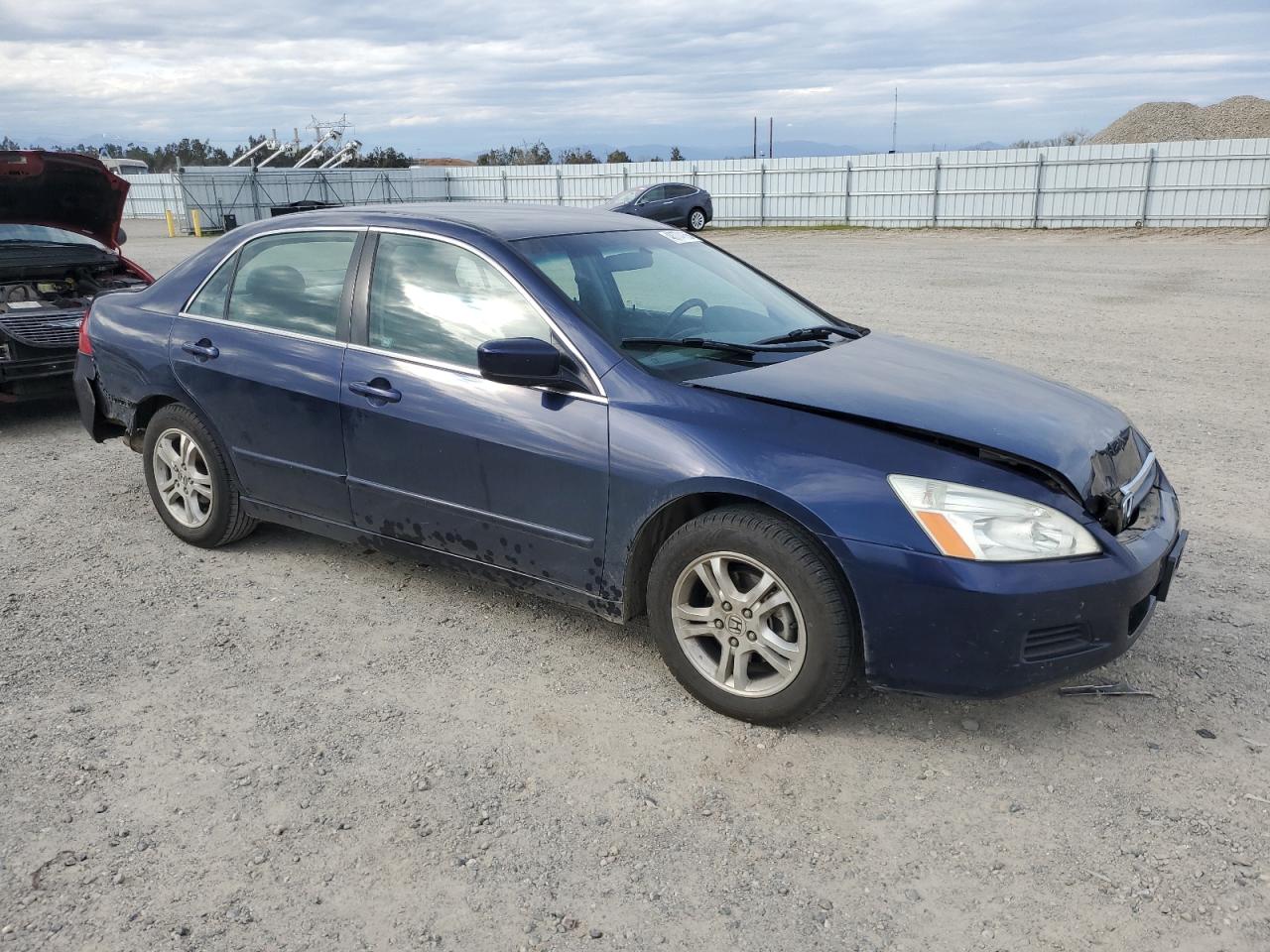 2006 Honda Accord VIN 1HGCM56366A128683 Copart auction photo, front end / rear end damage thumbnail 4