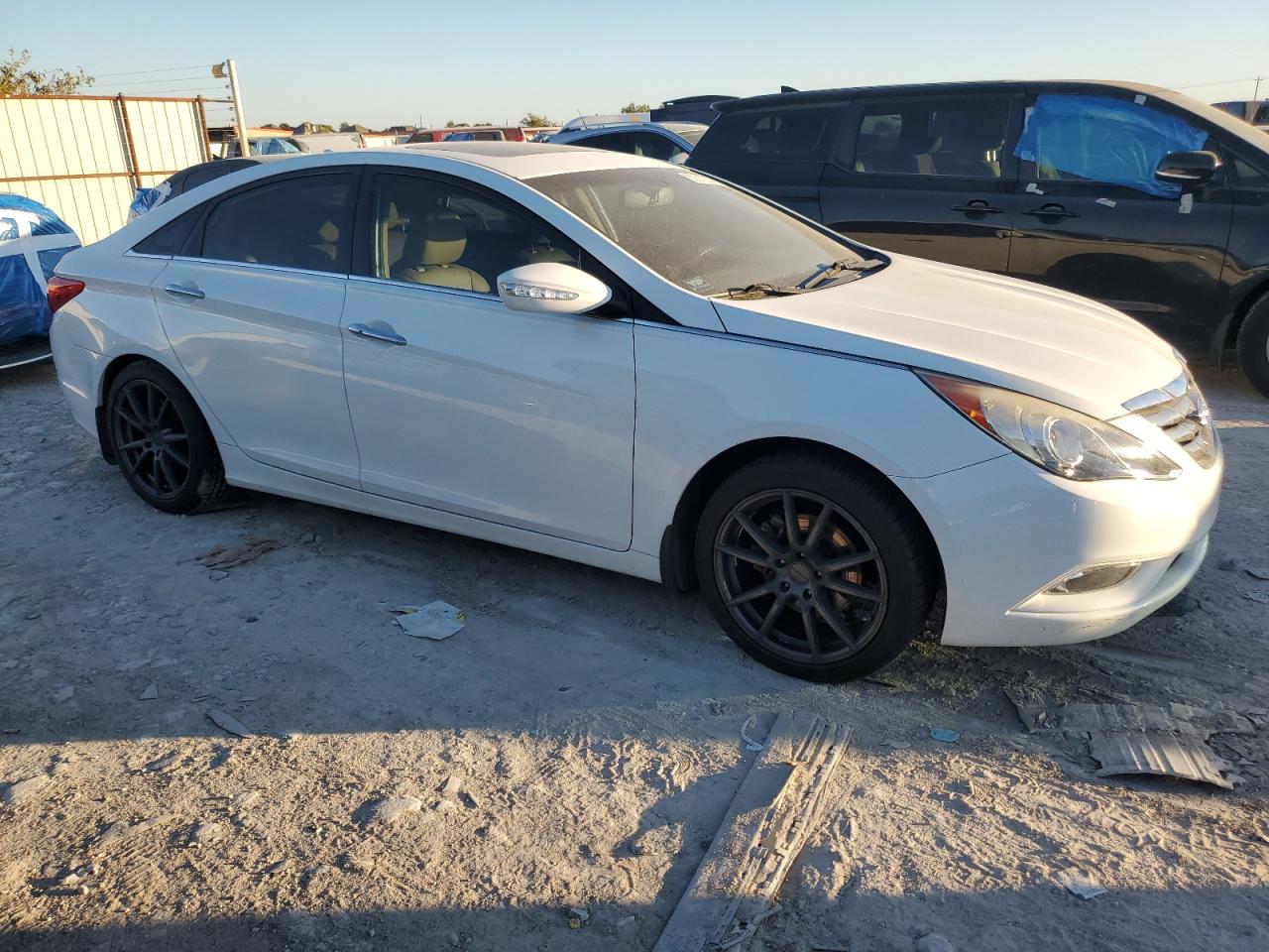 2011 Hyundai Sonata VIN 5NPEC4ABXBH197494 Copart auction photo, undercarriage / mechanical damage thumbnail 4