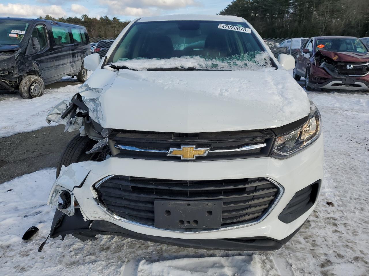 2017 Chevrolet Trax VIN KL7CJNSB3HB072166 Copart auction photo, front end / rear end damage thumbnail 5