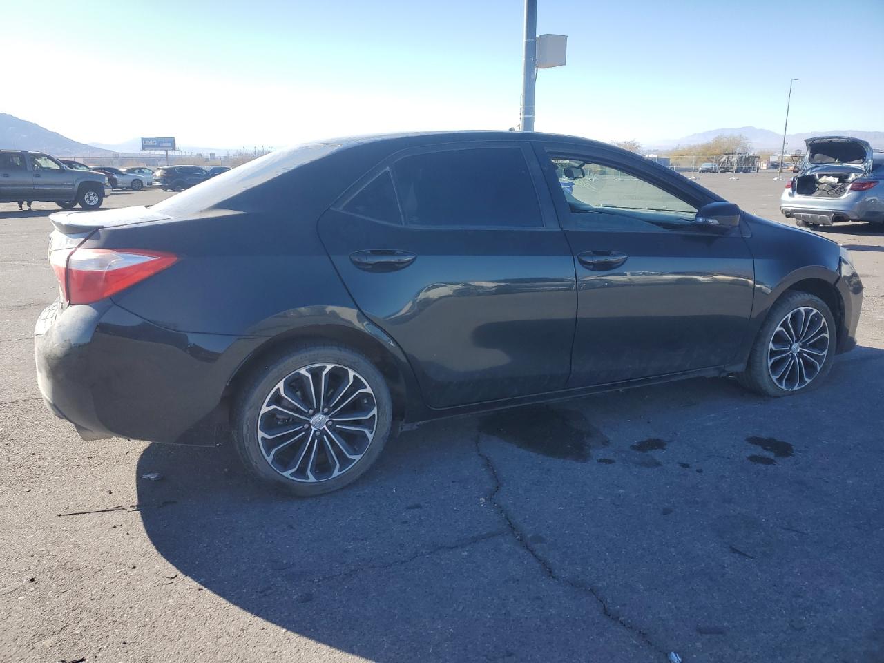 2016 Toyota Corolla VIN 5YFBURHE8GP418453 Copart auction photo, side damage thumbnail 3