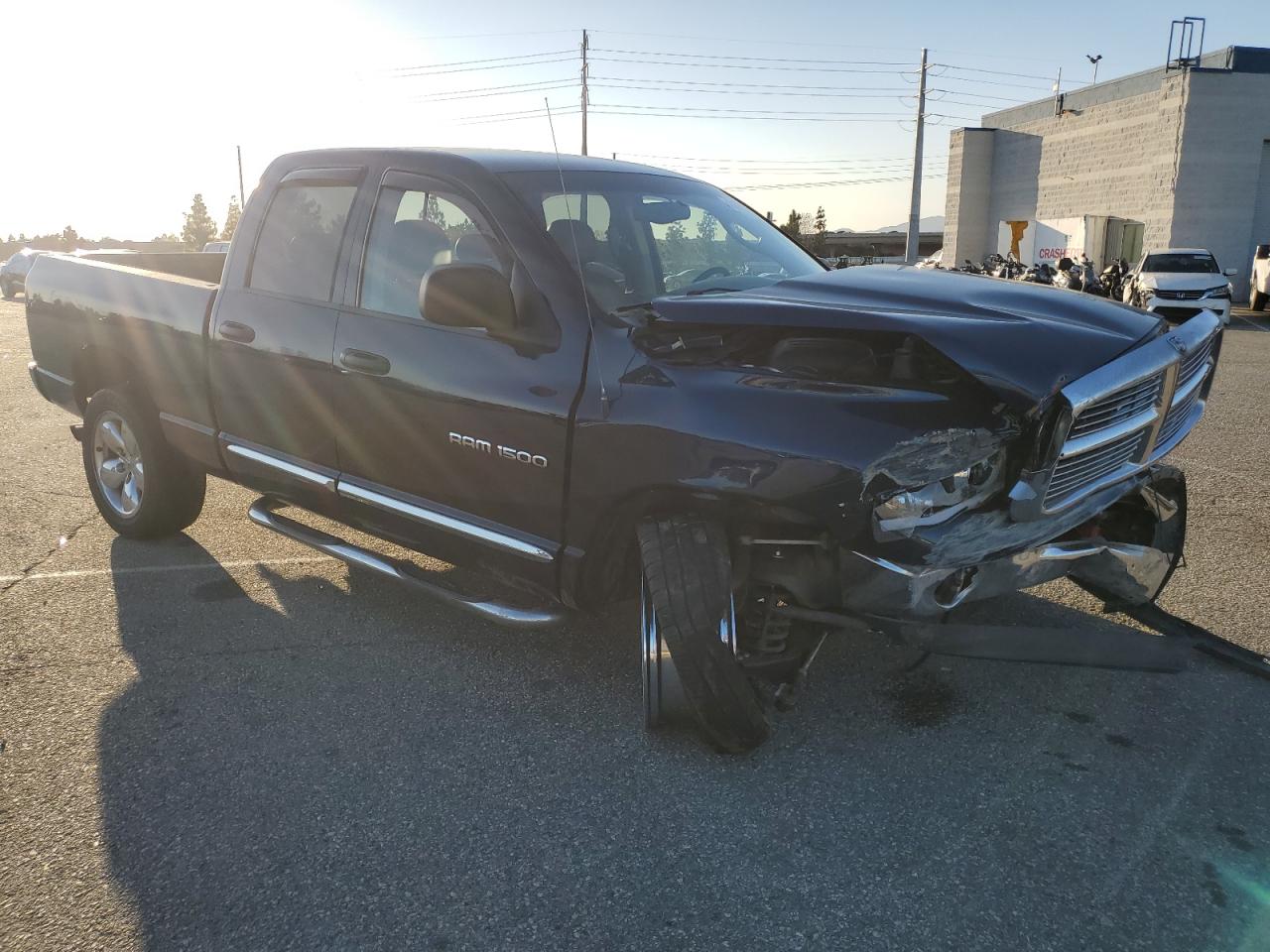 2004 Dodge RAM VIN 1D7HA18D64S734445 Copart auction photo, front end / undercarriage damage thumbnail 4