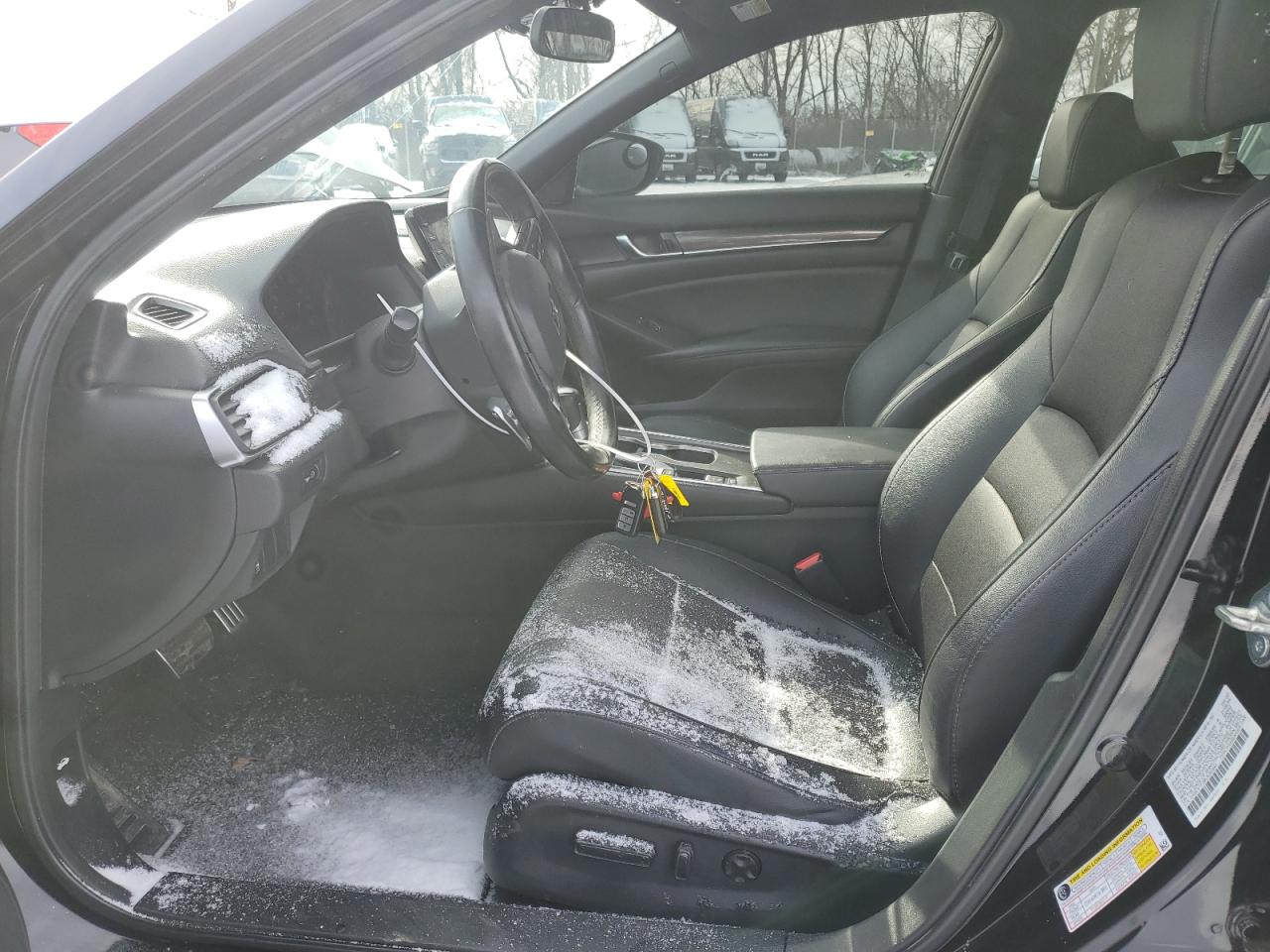 2020 Honda Accord VIN 1HGCV1F38LA083943 Copart auction photo, front end / side damage thumbnail 7