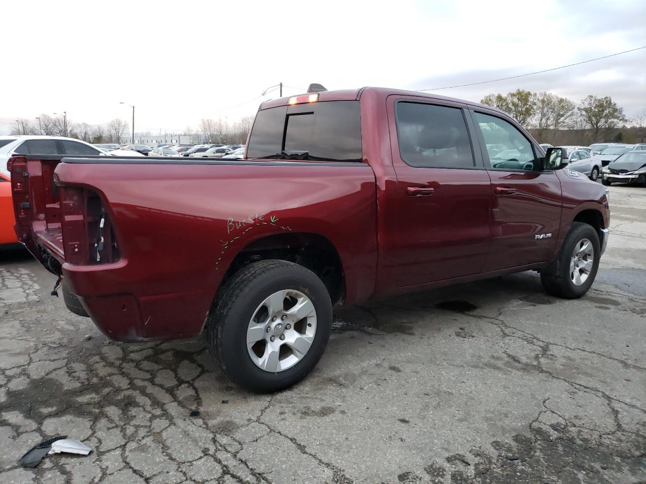2022 RAM 1500 VIN 1C6SRFFT6NN415246 Copart auction photo, rear end damage thumbnail 3