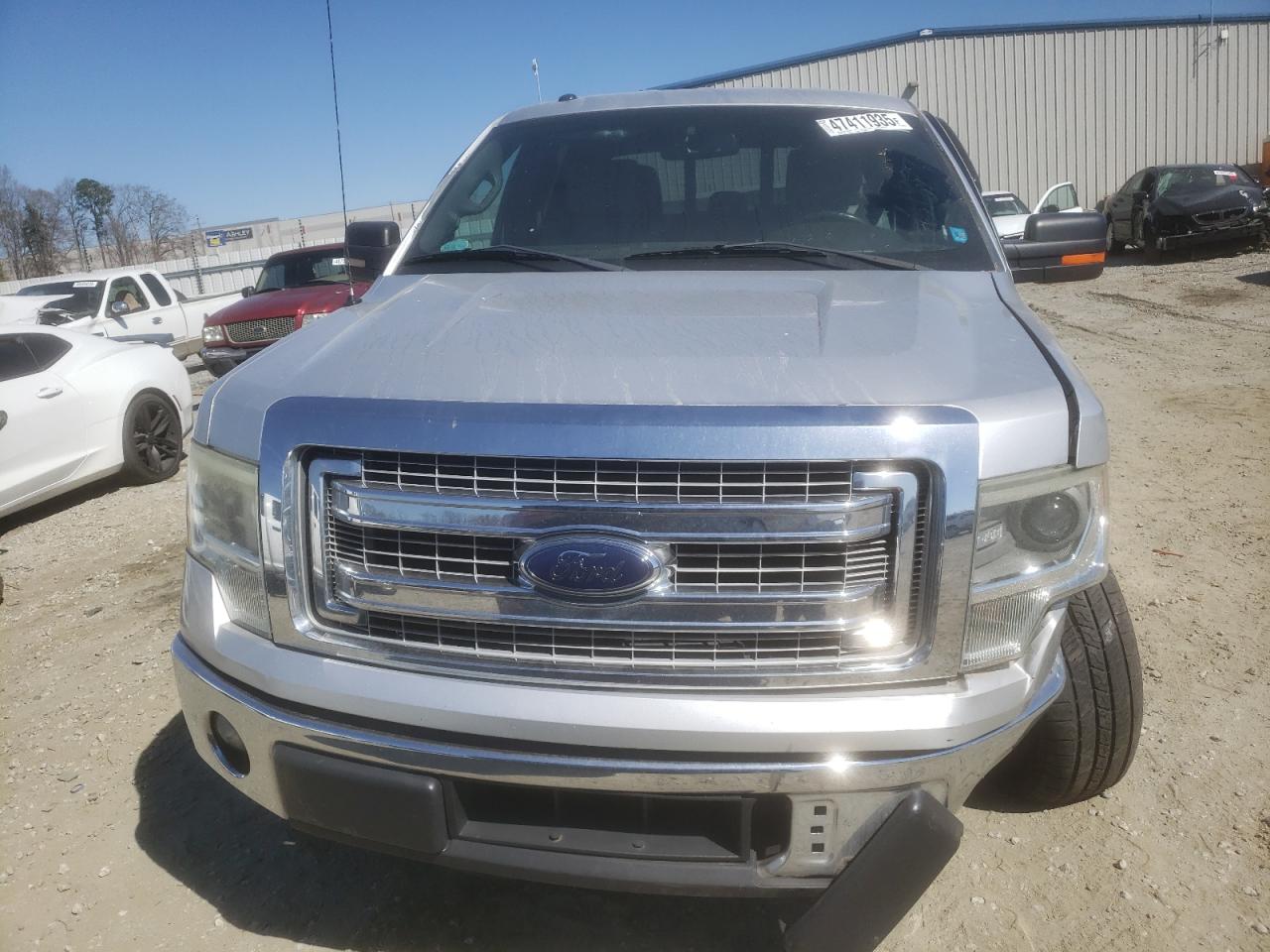 2014 Ford F-150 VIN 1FTFW1CT7EFA23073 Copart auction photo, front end / side damage thumbnail 5
