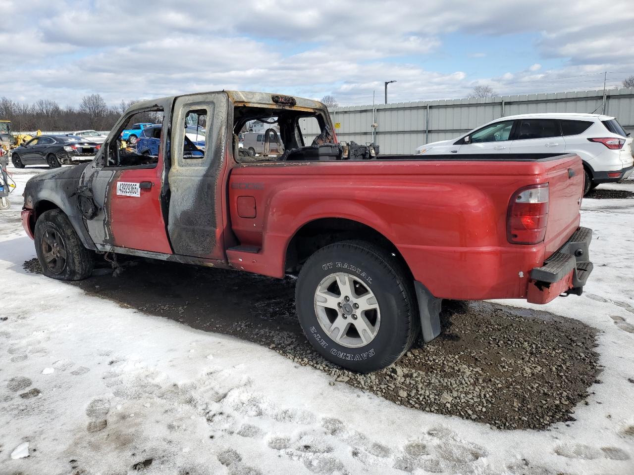 2002 Ford Ranger VIN 1FTZR45E42TA21993 Copart auction photo, burn damage thumbnail 2