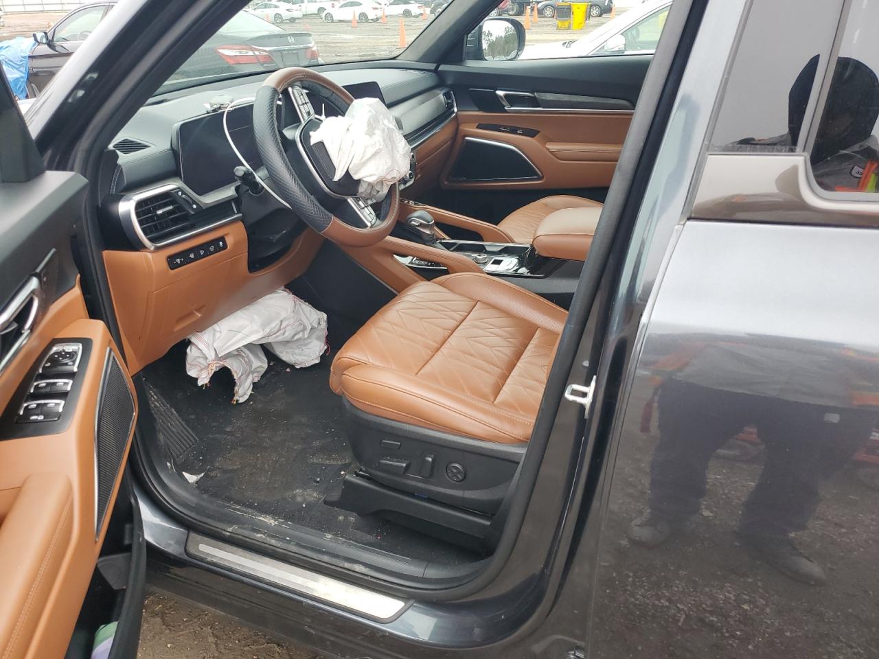 2024 KIA Telluride VIN 5XYP5DGC8RG476110 Copart auction photo, front end / side damage thumbnail 7