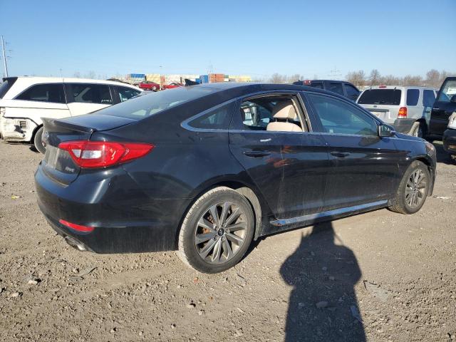 2015 Hyundai Sonata VIN 5NPE34AF5FH042960 Copart auction photo, vandalism damage thumbnail 3