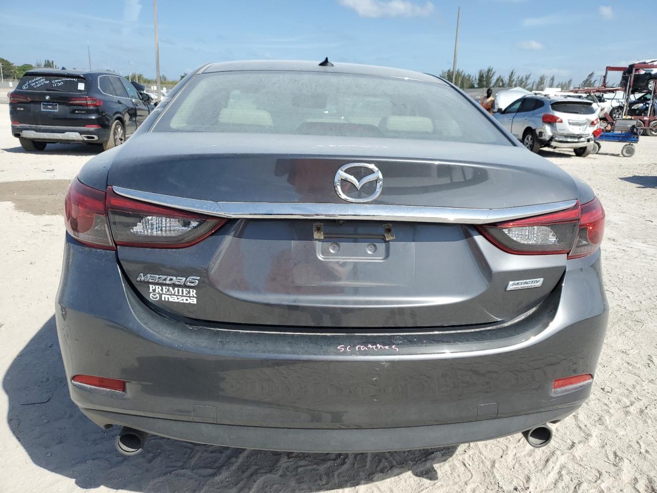 2017 Mazda 6 VIN JM1GL1V59H1148590 Copart auction photo, front end / minor dent/scratches damage thumbnail 6