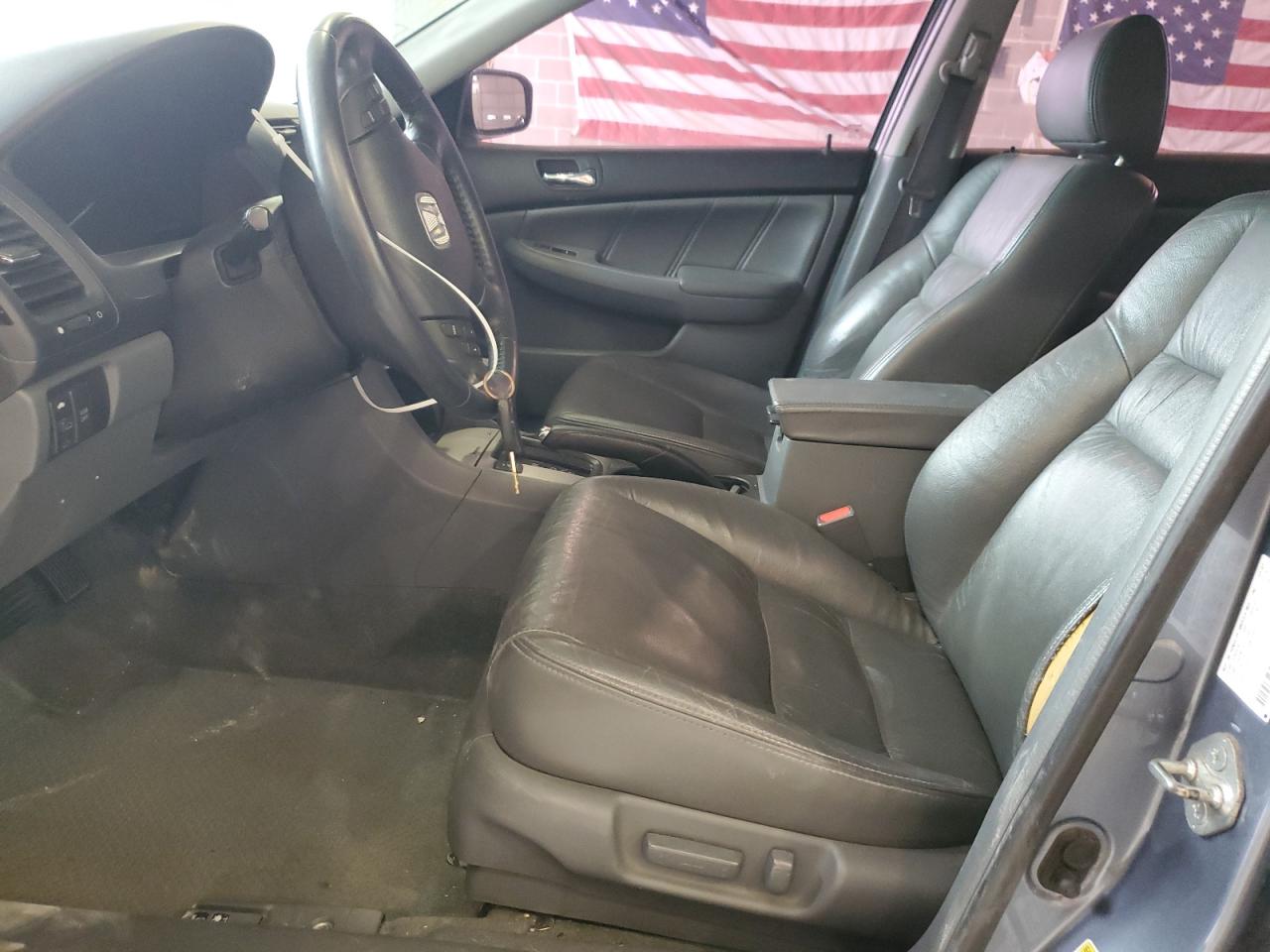 2007 Honda Accord VIN 1HGCM665X7A097124 Copart auction photo, front end / side damage thumbnail 7