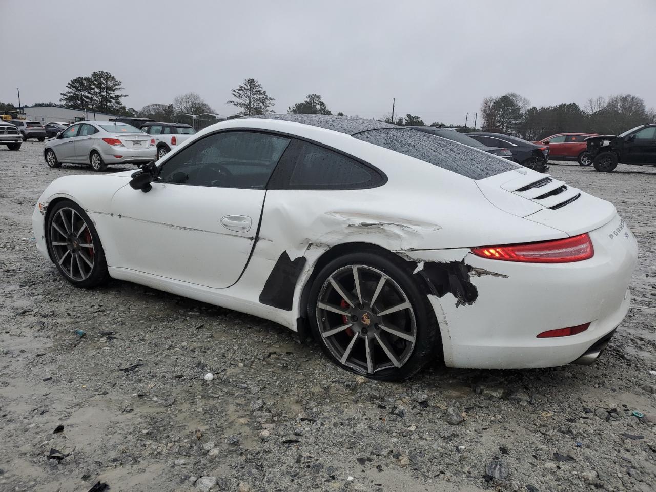 2014 Porsche 911 VIN WP0AA2A96ES107821 Copart auction photo, rear end damage thumbnail 2