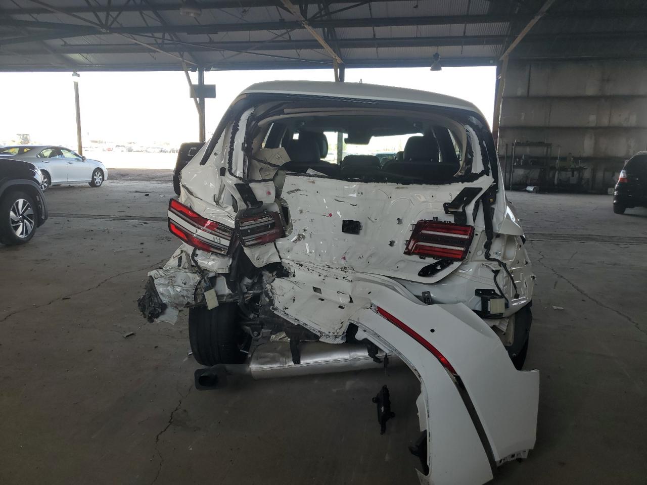 2024 Genesis Gv80 VIN KMUHCESC0RU204248 Copart auction photo, rear end / mechanical damage thumbnail 6
