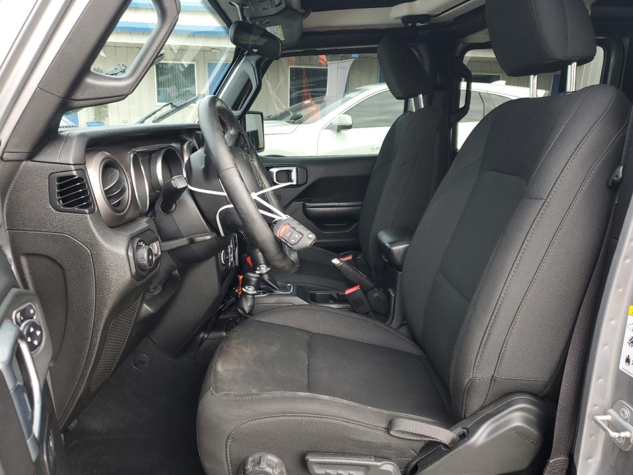 2018 Jeep Wrangler VIN 1C4HJXDG4JW167721 Copart auction photo, front end / undercarriage damage thumbnail 7